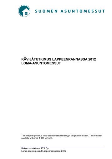 loma-asuntomessut lappeenrannassa 2012