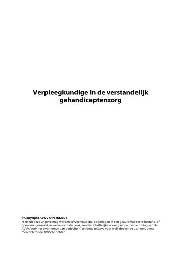 Verpleegkundige in de verstandelijk gehandicaptenzorg