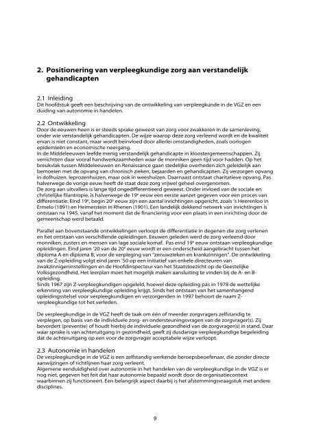 Verpleegkundige in de verstandelijk gehandicaptenzorg