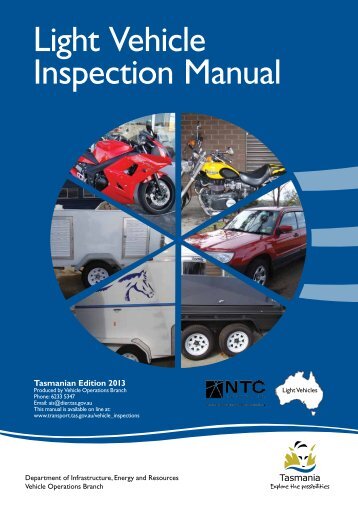 Light Vehicle Inspection Manual (PDF 7MB) - Transport