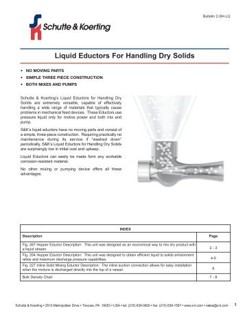 eductorssolids conveyingc