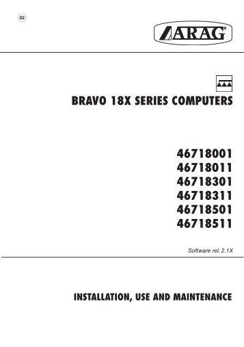 ARAG Bravo 180 Instructions - Bargam UK