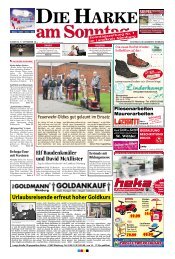 auch in Nienburg - DIE HARKE am Sonntag