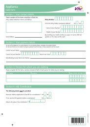 Appliance Claim Forms - Vhi