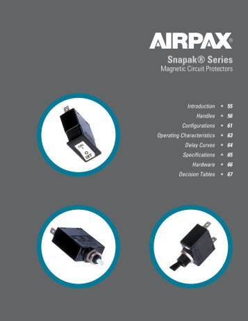 SnapakÂ® Series - Airpax - Sensata