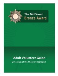 Adult Guide - Girl Scouts of the Missouri Heartland