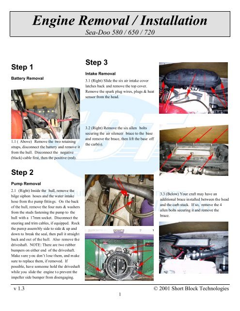 Engine Removal / Installation - Short Block Technologies