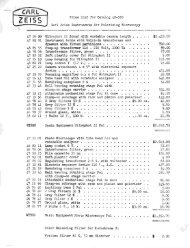 Zeiss polarizing microscopes price list c.1959 - Earth-2-Geologists