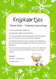 Knijpkaartjes lente rijmen