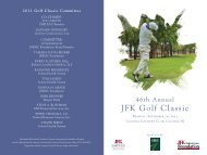 JFk Golf Classic - JFK Medical Center