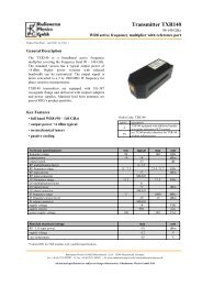 Transmitter TXR140 - Radiometer Physics Gmbh