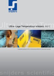 Snijders Ultra Low freezers.pdf - VDW CoolSystems