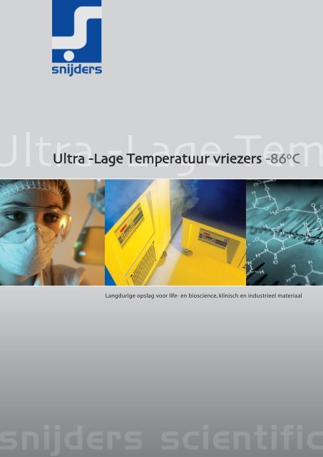 Snijders Ultra Low freezers.pdf - VDW CoolSystems