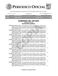 PERIODICO OFICIAL - Congreso del Estado de Tamaulipas