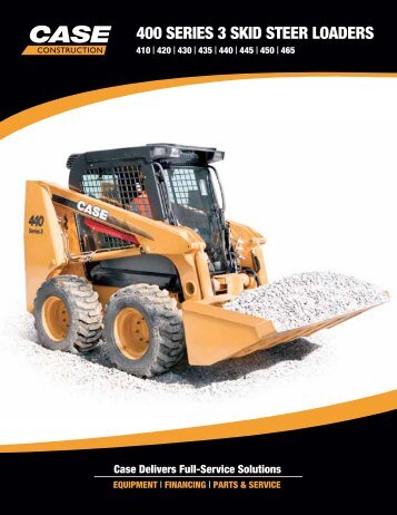 400 SERIES 3 SKID STEER LOADERS - Gap Power