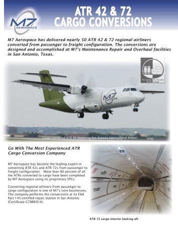 ATR 42 & 72 CARGO CONVERSIONS - Elbit Systems of America