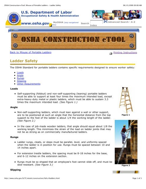 Ladder Safety - stagecraft fundamentals