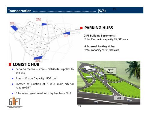 Gujarat International Finance Tec-City (GIFT) proposal in India - PRT ...