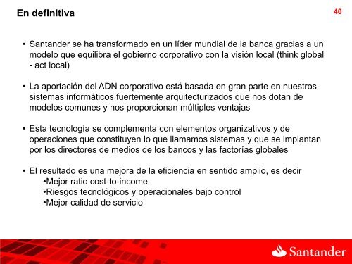OrganizaciÃ³n de Multinacionales. Caso Banco de Santander