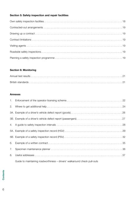 Guide to maintaining roadworthiness - Gov.uk