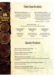 our Breakfast Menu (pdf)