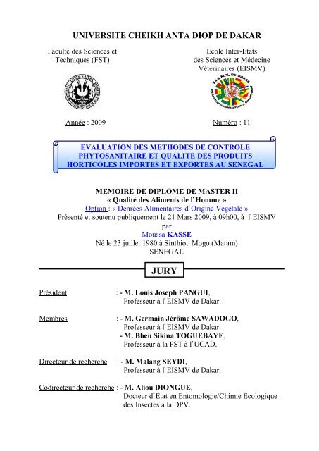 Evaluation Des Ma C Thodes De Contra Le Phytosanitaire Et Beep