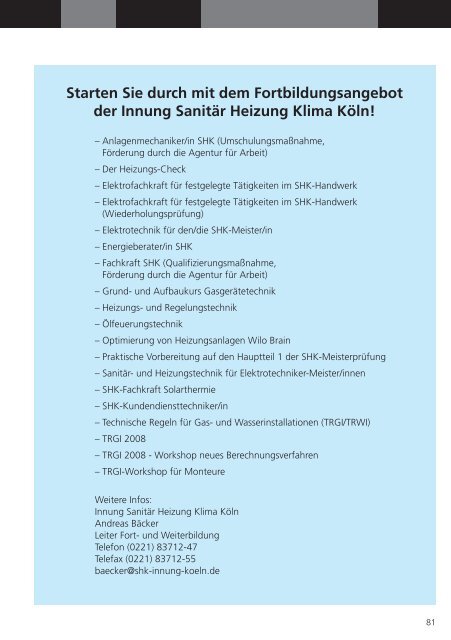 kemmerling - Innung Sanitär Heizung Klima Köln