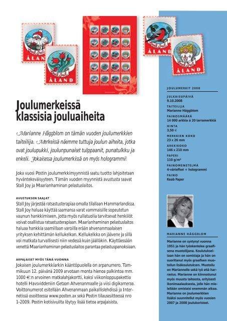 KOKENUT POSTIMERKKIALOITTELIJA - Posten Ãland