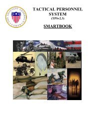 TPS Smartbook - Soldier Support Institute - U.S. Army