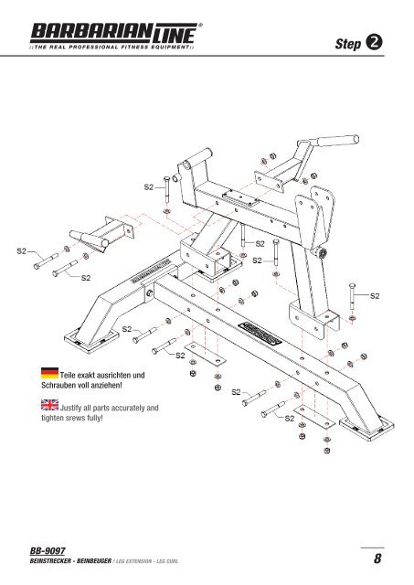 BB-9097 BEINSTRECKER - BEINBEUGER ... - Megafitness-Shop