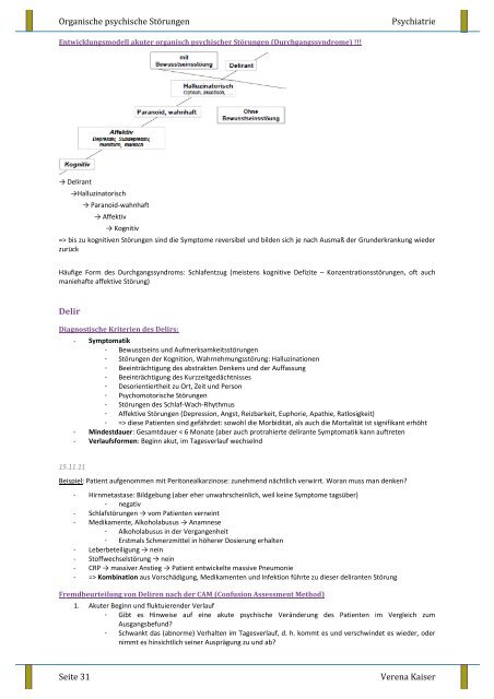 Psychiatrie Verena Kaiser Wintersemester 2011/12 - anthropia