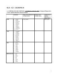 SLZ - G2 - LEZIONE 8