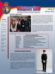 Edition 8 Winter 2013 - York Regional Police