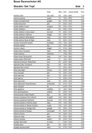 Stauden-Preisliste - Bauer Baumschulen AG