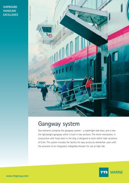 Gangway system MARINE - TTS Group ASA