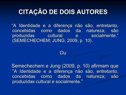 citaÃ§Ã£o de um autor - Fazu