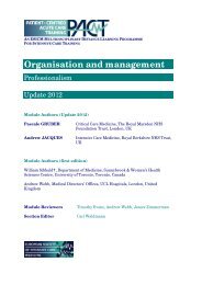 Organisation and management - PACT - ESICM