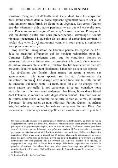 Le problÃ¨me de l'Ãªtre et de la destinÃ©e : Ã©tudes expÃ©rimentales sur ...