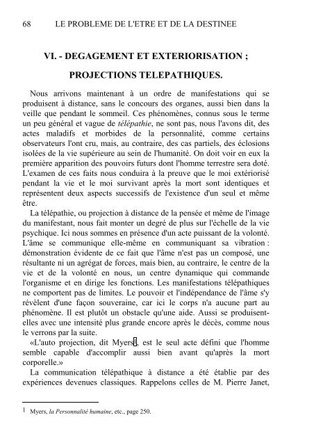 Le problÃ¨me de l'Ãªtre et de la destinÃ©e : Ã©tudes expÃ©rimentales sur ...