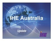 IHE Australia - HIMSS AsiaPac