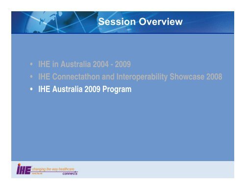 IHE Australia - HIMSS AsiaPac