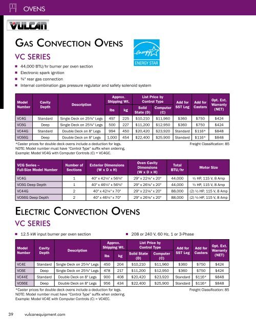 2012 Price List