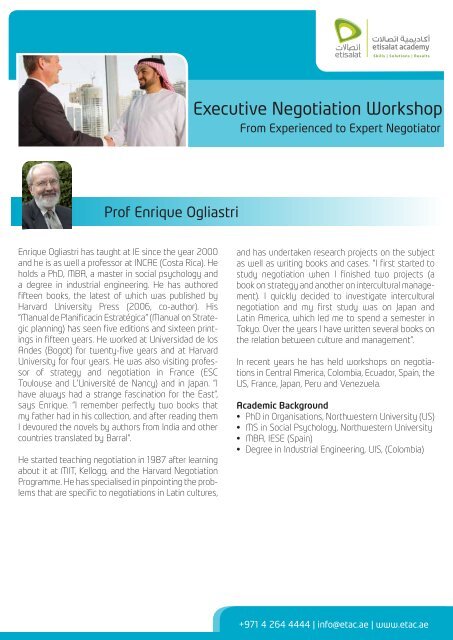 Executive Negotiation v1.3 - Etisalat Academy
