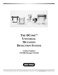 DCODE/DGGE System manual - Falw.vu