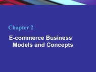 Chapter 2 E-commerce Business Models and Concepts - PageOut