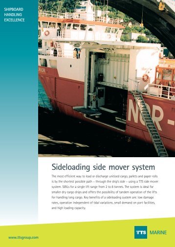 Sideloading side mover system MARINE - TTS Group ASA