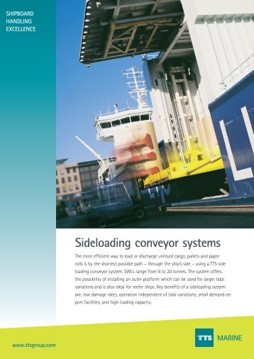 Sideloading conveyor systems MARINE - TTS Group ASA