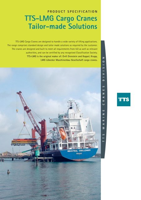 TTS-LMG Marine Cargo Cranes Grab cranes - TTS Group ASA