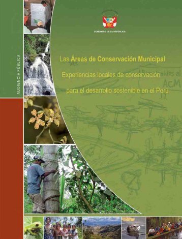 Las áreas de conservación municipal - PDRS