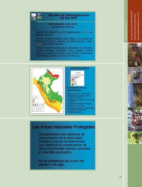 Las áreas de conservación municipal - PDRS